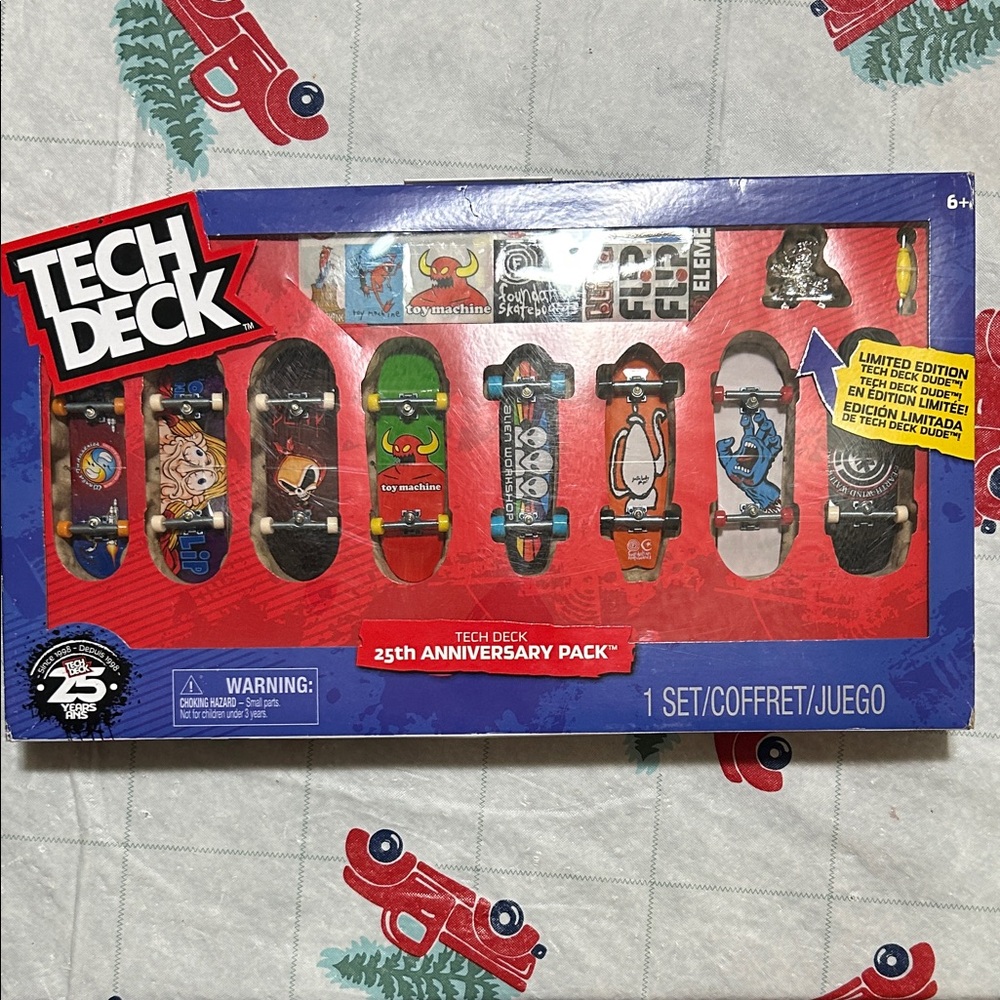 Tech Deck 25th Anniversary Fingerboard Pack - Multicolor